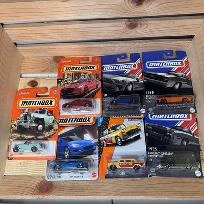Matchbox Taxi & Assorted Make & Models New Unopened Diecast Car 1:64 Lot (7)