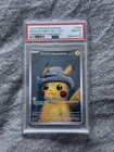 2023 Pokemon SVP EN x Van Gogh #085 Pikachu Grey Felt Hat PSA 8 NM-MT