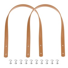 2pcs 24 Leather Purses Straps Handbag Belt Band Bag Handle Deep Yellow