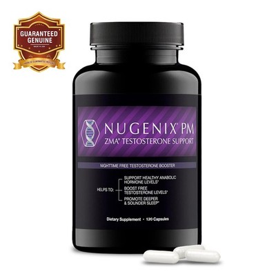 Nugenix PM ZMA 120pcs - Melatonin - Testosterone Booster and Sleep Support