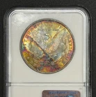 1887 Morgan dollar NGC MS63 with great end-roll toning