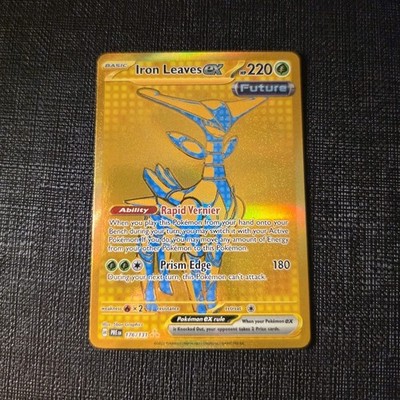 Pokemon TCG Iron Leaves ex 176/131 SV Prismatic Evolutions Hyper Rare Full Art