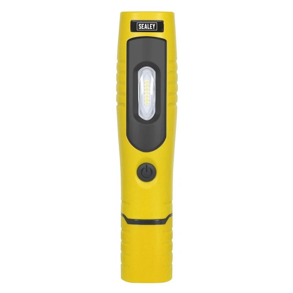 Sealey Rechargeable 360° Inspection Light 7 SMD + 3W LED Yellow Lithium-ion - Image 3 of 4