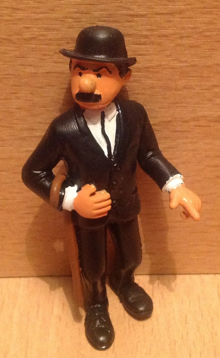 FIGURINE PVC COMICS SPAIN TINTIN KUIFJE HERGE DUPOND CANNE AU BRAS COMICSPAIN