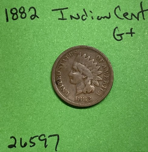 1882 Indian Head Cent / Penny 1c Good US Coin
