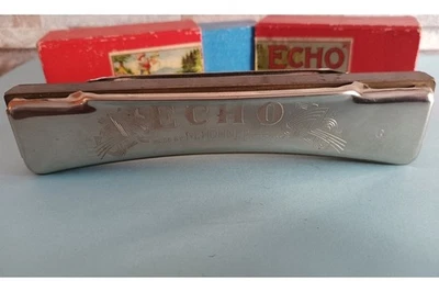 Ancien Harmonica - ECHO - M. Hohner - Made in Germany - N°1 - Photo 1/4