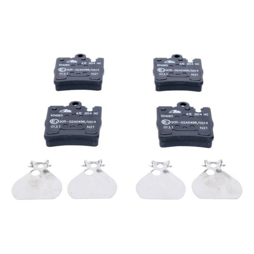 Plaquettes de frein ATE 13-0460-4065-2 sans poussière noire pour jantes propres Mercedes
