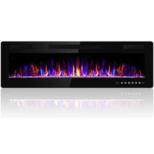 Bossin 30 to 72 inch Electric Fireplace Ultra-Thin and