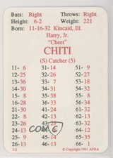 1991 APBA Baseball 1955 Season Harry Chiti 0q3