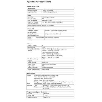 Vehicle Testing Oscilloscope 8 Channels Auto Diagnostic Tool