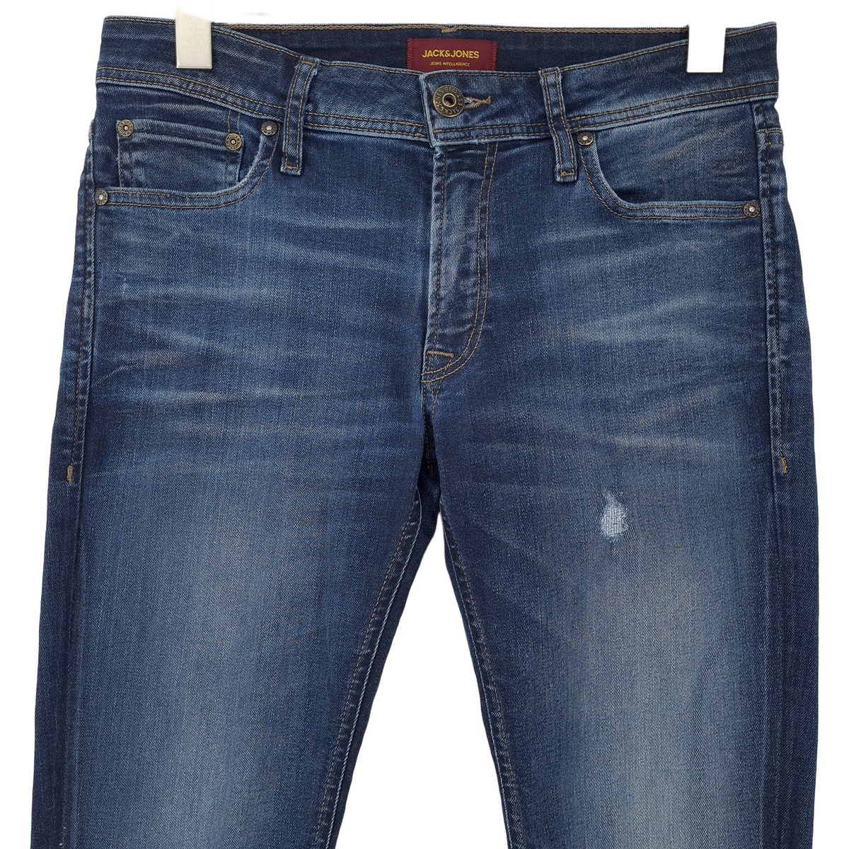 Jack & Jones Liam Mens Stretch Slim Skinny Jeans Blue W30 L32 View 2