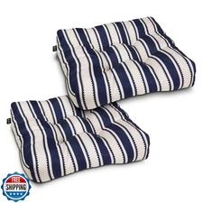 Classic Accessories Water-Resistant Square Patio Seat Cushions, 1