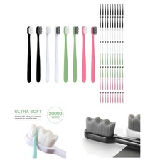 Micro Nano Soft Toothbrushes for Gentle Cleaning - Ideal for Pregnancy Elderly