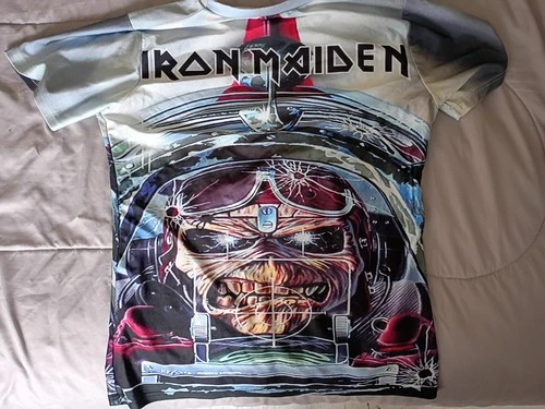Iron Maiden Concert Eddie Double-sided T-shirt XL Vintage Ra Vintage vintage concert t-shirt, vintage, size XL, single stitch, B+ condition