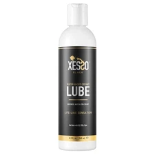 Water-Based Creamy Lube, Unscented 8.3 Fl Oz, Thick White Gel-Like Slippery G...