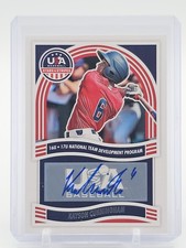 KAYSON CUNNINGHAM 2024 USA BASEBALL STARS & STRIPES AUTO #NTS-KC Q5908