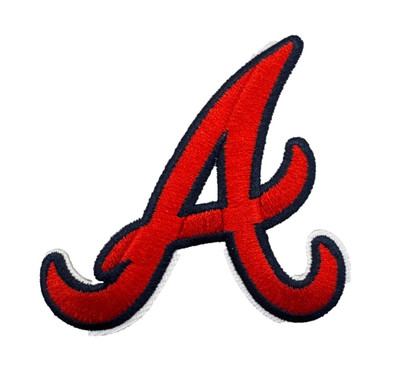 Atlanta Braves MLB Baseball Team Logo zum Aufbügeln Aufnäher Patch USA