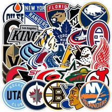 33pcs NHL Stickers Ice Hockey Winter Sport Non Repeat Mug Tablet Vinyl Sticker