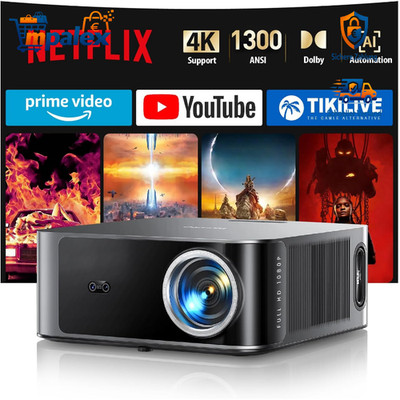 TOPTRO X9 Beamer 4K 1080P WiFi Bluetooth Smart Heimkino Netflix Dolby Audio