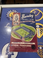 Burnley v Reims European Cup 1960-61 Programme
