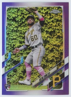 2021 Topps Chrome Update Refractor Purple #USC7 Ka'ai Tom RC Rookie Pirates