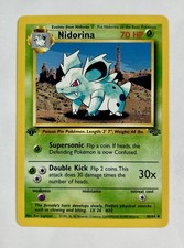 Nidorina 1999 Pokemon Game Jungle 1st Edition Uncommon #40/64 * Near Mint