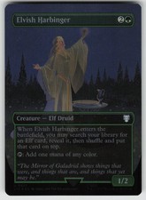 Elvish Harbinger (Borderless) Foil U Commander: LotR MTG