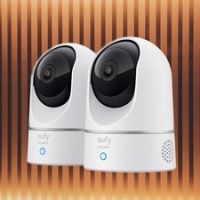 EUFY Security Indoor Cam E220 2K 2-Cam Kit Pan  Tilt Smart Relevant Recordings