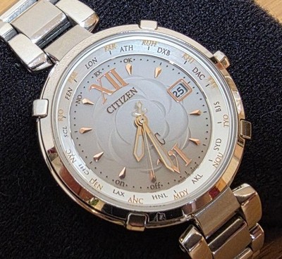 Citizen xC Happy Flight H240-T020097 Solar Watch White Dial Titanium