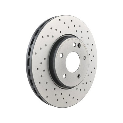 Brembo 09.7812.1X Xtra Cross-Drilled Front Rotor for 13-20 Toyota