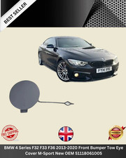 BMW 4 Series F32 F33 2013-2020 Front Bumper Tow Eye Cover M-Sport 51118061005