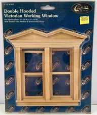 Classics by Handley #71048 Double Hooded Victorian Working Window 1" Scale New
