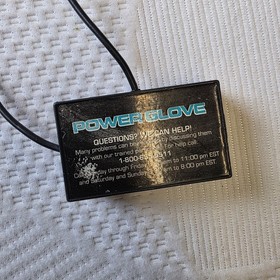 Nintendo Power Glove NES Controller Mattel w Sensors Untested