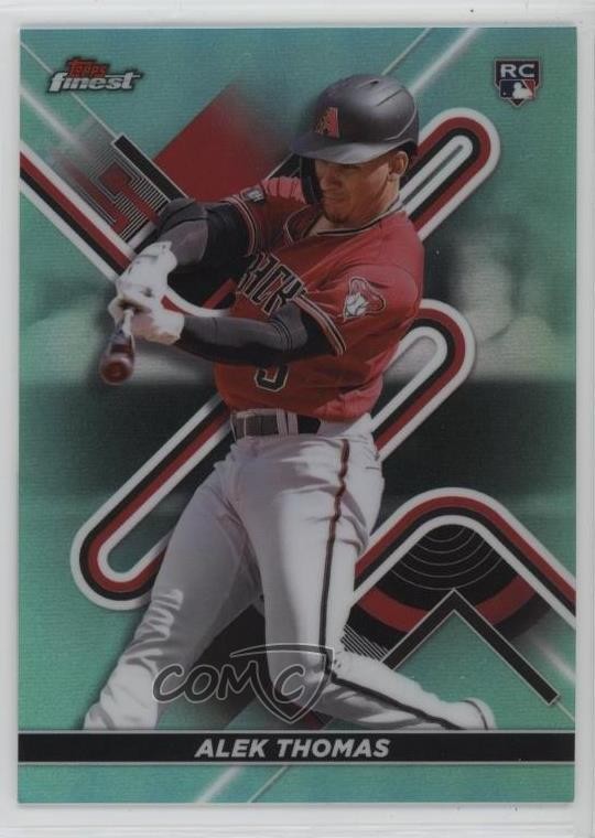 2022 Topps Finest Aqua Refractor 31/199 Alek Thomas #43 Rookie RC 18t1