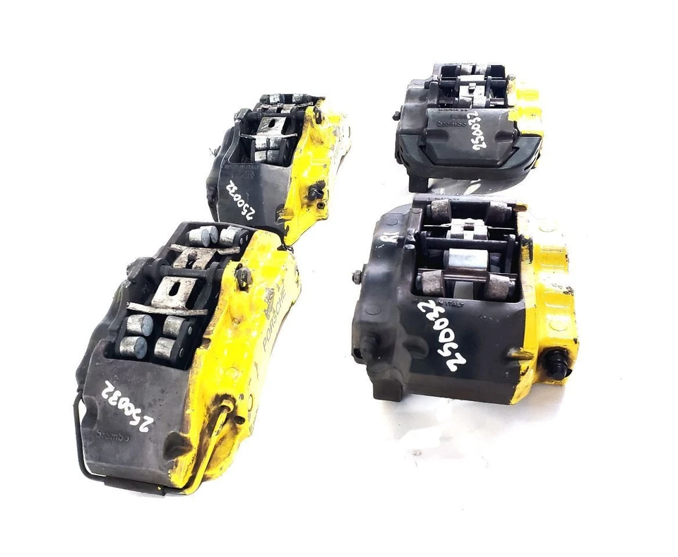 Porsche Cayenne 2008 2009 OEM juego de 4 pinzas de freno rotor de 12,99""  Foto 4 de 4