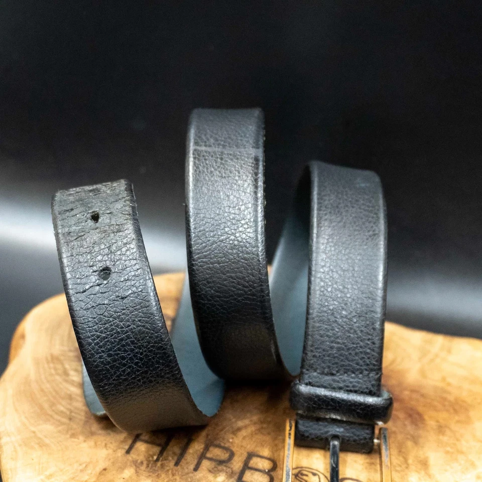 Hugo Boss Hugo Herren Gürtel C-Ellot Klassischer Leder Jeansgürtel Schwarz Gr... - Bild 3 von 4