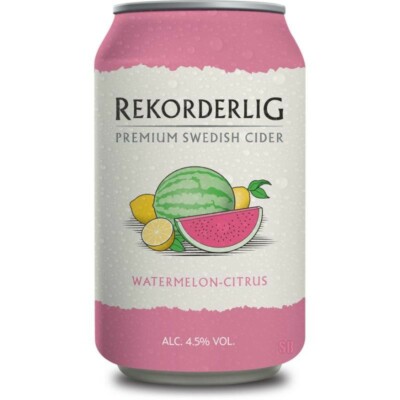 Rekorderlig DPG Citrus Watermelon Cider 4,5% vol 24 x 33cl Tray inkl. 6  Pfand