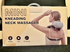 Mini Kneading Neck Massager Wireless Heat 5D Kneading