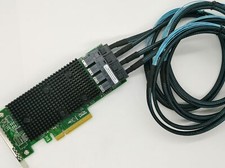 Lenovo 430-16I HBA 12Gbs PCIe 16 Port IT Mode JBOD 4 SFF-8643 TO SATA Cable US