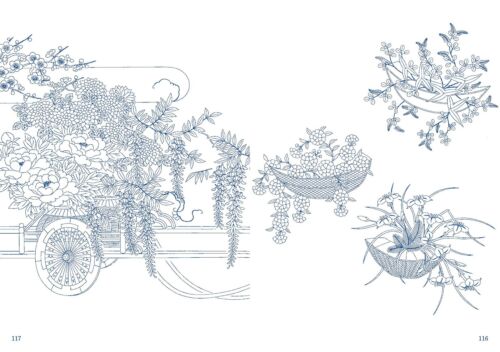 Traditional Japanese Patterns Hand Embroidery Patterns Vol.1 Art Book Tracking# - Picture 6 of 11