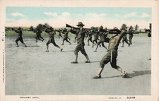 WWI Bayonet Drill Soldiers Vintage PC