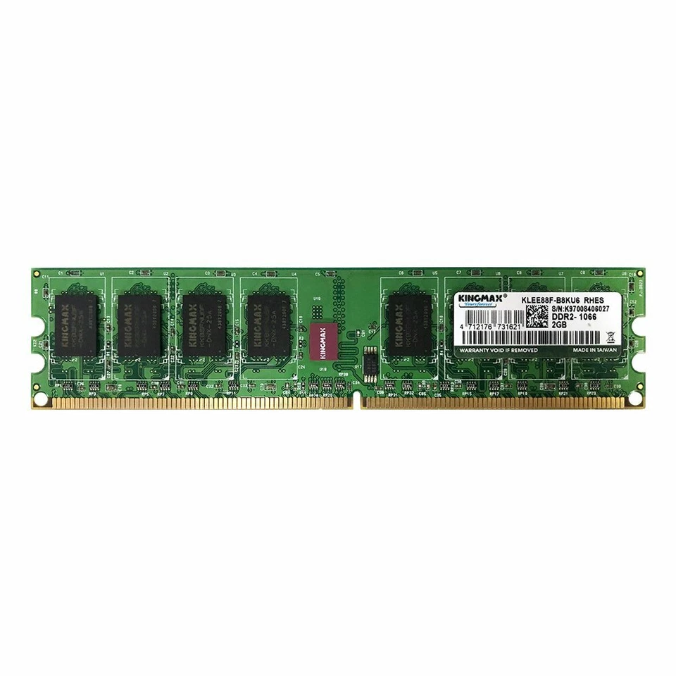 8GB 4x 2GB PC2-8500U DDR2 1066MHz 240Pin DIMM Desktop Memory RAM For Kingmax BT - Image 4 of 4