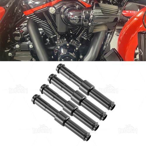 Aluminum Black Pushrod Tubes Covers For 17UP Harley Davidson M8 Milwaukee Eight eBay