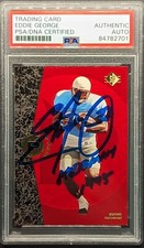 EDDIE GEORGE Rookie Auto 1996 Upper Deck SP Red Foil 