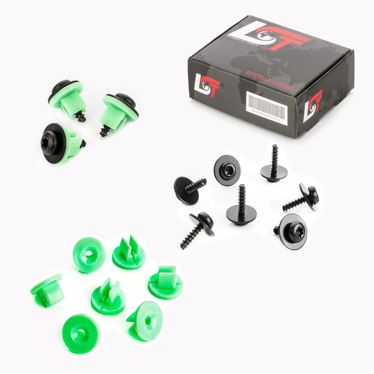 10X Washers Containers Nuts Bolts For FORD FOCUS II 2 DA FOCUS C-MAX