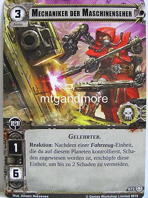 Warhammer 40000 Conquest LCG - 1x #072 Mechaniker der Maschinenseher - Suche