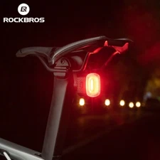 ROCKBROS Rear Bike Light Smart Brake Alert Saddle light Cycling Tail Flashlight