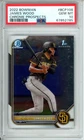 PSA 10 JAMES WOOD 1st 2022 Bowman Chrome Prospects Padres RC GEM MINT RC