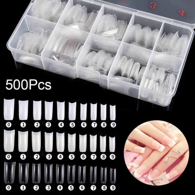 24pcs Black White Short Fake Nails Art Tips Acrylic Nail False Artificial Nai Fb For Sale Online Ebay