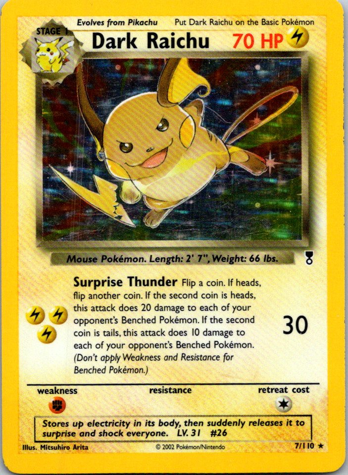 ダークライ ホロレア 110 Dark Raichu 7/110 Legendary Collection for sale | eBay